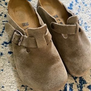 Birkenstock Boston with brand new soles!